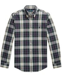 Polo Ralph Lauren - Custom Fit Plaid Brushed Oxford Shirt - Lyst