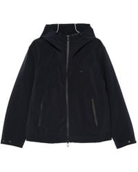 Emporio Armani - Hooded Blouson Jacket - Lyst