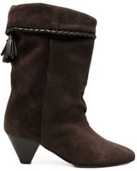 Isabel Marant - Dalby Suede Leather Boots - Lyst