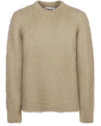 Acne Studios - Faux Fur Wool Blend Sweater - Lyst