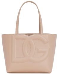 Dolce & Gabbana - Borsa shopper con logo trapuntato - Lyst