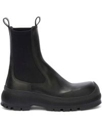 Jil Sander - Premium Leather Chelsea Boot - Lyst