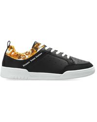 Versace Jeans Couture - Sneaker With Baroque Detail - Lyst