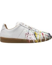 Maison Margiela - Replica Sneaker With Patent Leather - Lyst