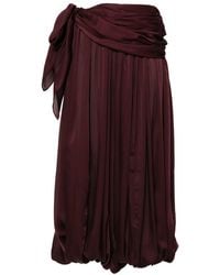 Zimmermann - Luna Silk Trousers - Lyst