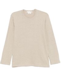 Comme des Garçons - Linen And Cotton Blend T-Shirt - Lyst