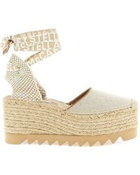 Stella McCartney - Gaia Wedge Espadrilles - Lyst