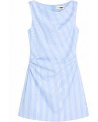STAUD - Callie Mini Dress - Lyst