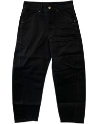Lemaire - Twisted Cotton Trousers - Lyst