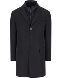 Fay - Double Breasted Coat - Lyst