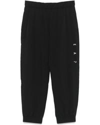 EA7 - Logo Print Track Pants - Lyst