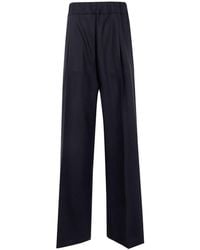 Semicouture - Wool Trousers - Lyst