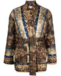 Pierre Louis Mascia - Silk Blend Kimono Jacket - Lyst