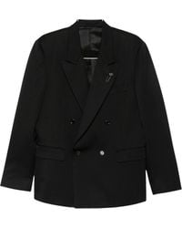 Lardini - Double-Breasted Peak-Lapel Blazer - Lyst
