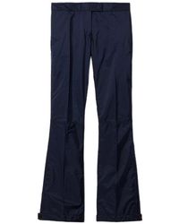 Miu Miu - Nylon Flared Trousers - Lyst
