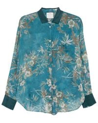 forte_forte - Cotton And Silk Printed Shirt - Lyst