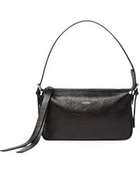 Fendi - Zip Top Small Leather Shoulder Bag - Lyst