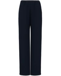 Emporio Armani - High-Waisted Trousers - Lyst