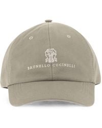 Brunello Cucinelli - Logo Cotton Baseball Cap - Lyst