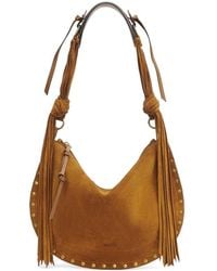 Isabel Marant - Oskan Soft Leather Shoulder Bag - Lyst