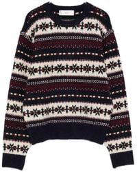 DUNST - Wool Blend Crewneck Jumper - Lyst