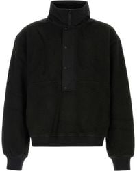 Entire studios - System Half Zip Fleece Sweatshirt - Lyst