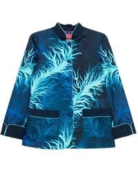 F.R.S For Restless Sleepers - Printed Silk Jacket - Lyst