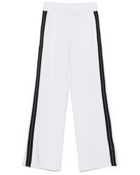 EA7 - Stripe-Trim Track Pants - Lyst