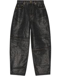 Ganni - Organic Cotton Denim Jeans - Lyst