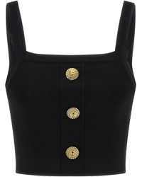Balmain - Brassiere Top - Lyst