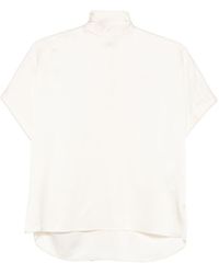 Brunello Cucinelli - Silk Top - Lyst