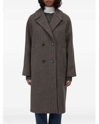 Closed - Wool Blend Double-Breasted Coat - Lyst