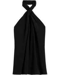 TOTEME - Sleeveless Halterneck Top - Lyst