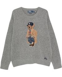 Polo Ralph Lauren - Polo Bear Intarsia-Knit Sweater By - Lyst