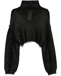 Sportmax - Cropped Cotton Sweater For - Lyst