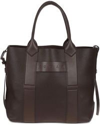 Hogan - Script Medium Leather Tote Bag - Lyst