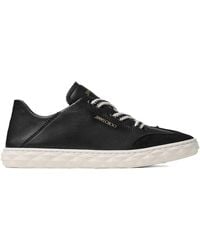 Jimmy Choo - Diamond Light Leather Sneakers - Lyst