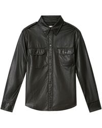 Isabel Marant - Noee Faux Leather Shirt - Lyst