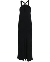 forte_forte - Silk Blend Long Dress - Lyst