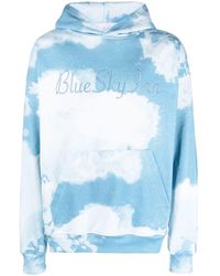 BLUE SKY INN - Logo-embroidered Tie-dye Hoodie - Lyst