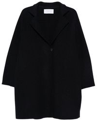 Harris Wharf London - Wool Single-Breasted Coat - Lyst