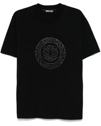 Just Cavalli - Tiger Logo T-Shirt - Lyst