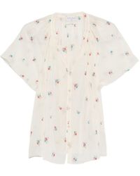 forte_forte - Embroidered Cotton Shirt - Lyst