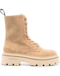 Woolrich - Leather Ankle Boots - Lyst