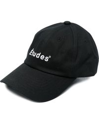 Womens Mens Accessories Mens Hats Etudes Studio Cotton Booster Multico Black Cap Save 25% 