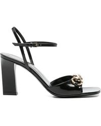 Gucci - Signora 85Mm Heeled Sandals - Lyst