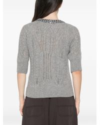 Ermanno Scervino - Cashmere Crewneck Sweater - Lyst