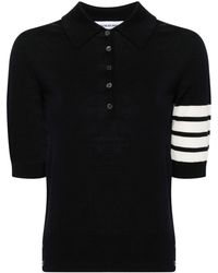Thom Browne - 4Bar Wool Polo Shirt - Lyst