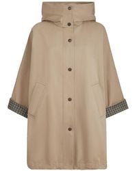 Brunello Cucinelli - Cotton And Linen Blend Parka Coat - Lyst