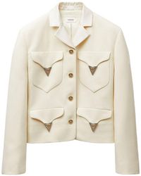 Versace - Wool Jacket - Lyst